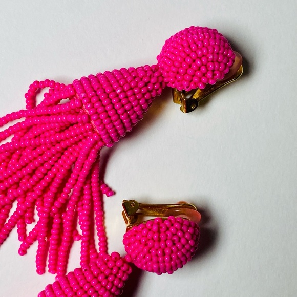 Oscar de la Renta Signature Tassel Earrings - Picture 6 of 11